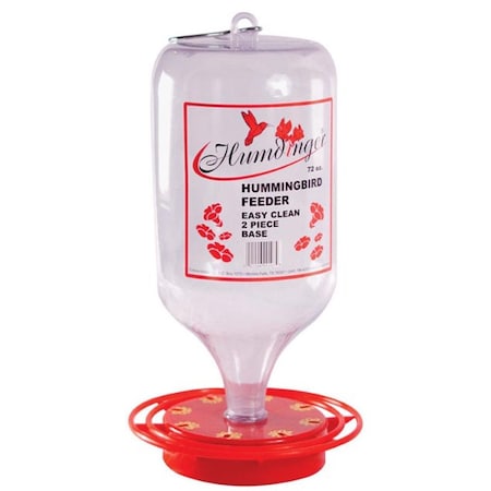Humdinger 107 72 oz Humming bird Feeder Red Plastic Bottle HU10571